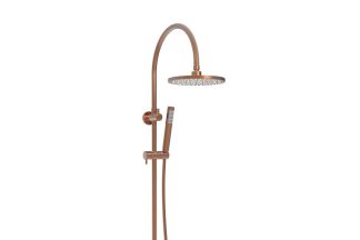 ADP Soul Slimline Gooseneck Shower Set Brushed Copper