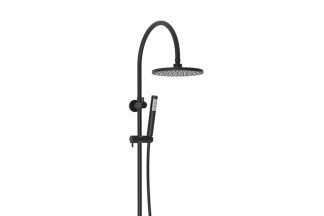ADP Soul Slimline Gooseneck Shower Set Matte Black