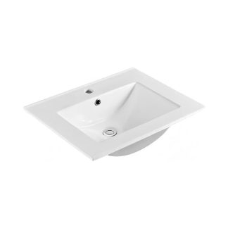 Ceramic Vanity Top White 600mm (01)